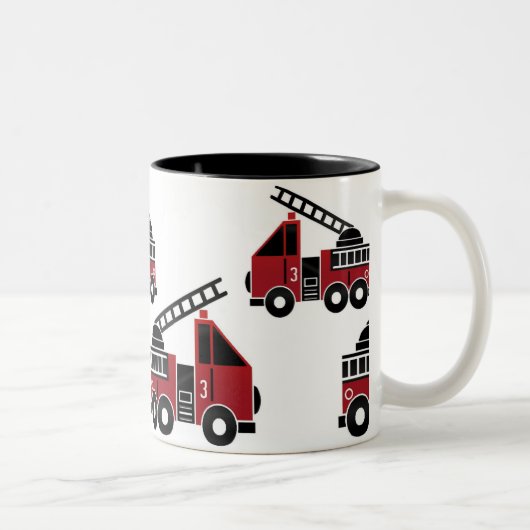 Brandweerwagens mok (Rechts)