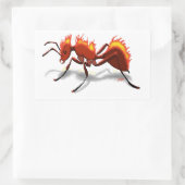 Brandwerende antenne rechthoekige sticker (Tas)