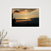 Brandwolken Poster (Keuken)