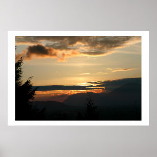 Brandwolken Poster
