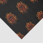 Brandwond Tissuepapier (Detail)