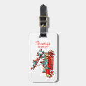 Brandwonden met Kinder Bagagelabel (Voorkant verticaal)