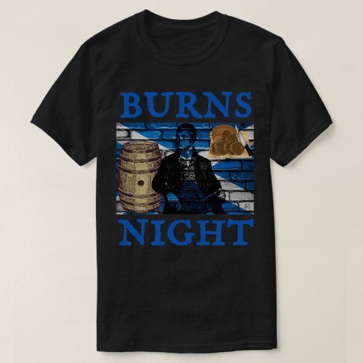 Brandwonden Night 4 T-shirt (Design voorkant)