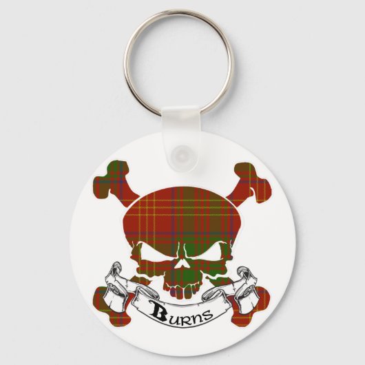 Brandwonden Tartan Sleutelhanger (Voorkant)