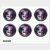 "Brandy" 3" ronde Stickers (Vel)