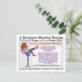 Brandy Alexander Martini Recette Carte postale (Debout devant)