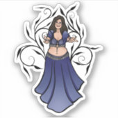 Brandy Belly Dancer Sticker (Voorkant)