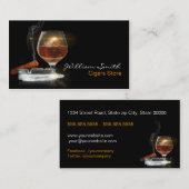 Brandy/Cigars Store Visitekaartje (Voorkant / Achterkant)