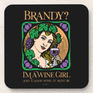 Brandy (ik ben een wijnmeisje) bier onderzetter