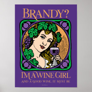 Brandy (ik ben een wijnmeisje) poster