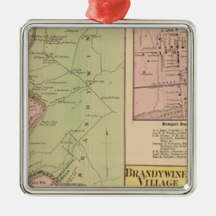 Brandywine Banks Metalen Ornament