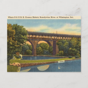  Brandywine River, Wilmington Delaware Briefkaart