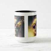 Brankelende Glasses Combo Mok, 15 oz Mok (Midden)