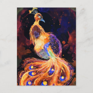 Branning Phoenix Peacock Briefkaart