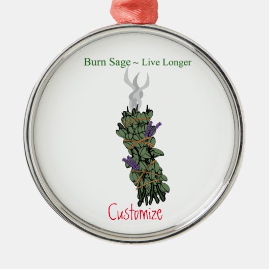 Branning Sage Thunder_Cove Metalen Ornament (Voorkant)