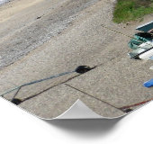 Branscombe Beach Poster (Hoek)