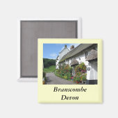 Branscombe Village Devon Magneet (Voorkant / Achterkant)