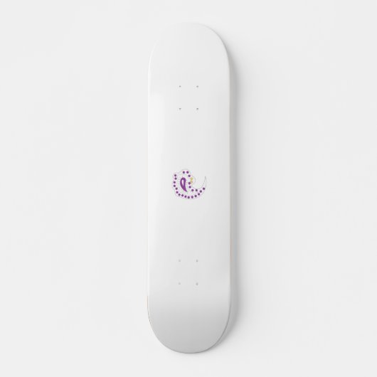 Bransoletka z serduszkiem Style, Light Eggplant Skateboard (Voorkant)