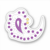 Bransoletka z serduszkiem Style, Light Eggplant Sticker (Voorkant)