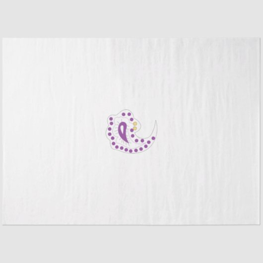 Bransoletka z serduszkiem Style, Light Eggplant Tissuepapier (Voorkant)