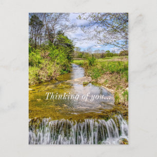 Branson Herfst Creek Stream denkend aan jou Briefkaart