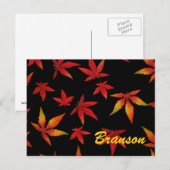 Branson Missouri Automne Feuilles Carte postale (Devant / Derrière)