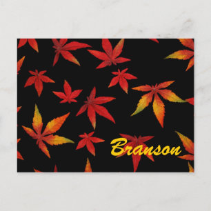 Branson Missouri Automne Feuilles Carte postale