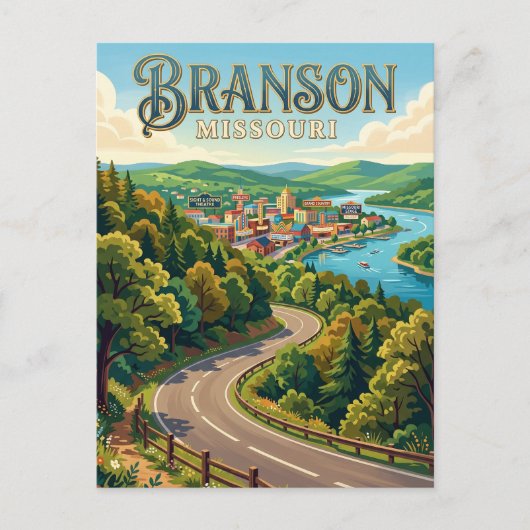 Branson (Missouri) Briefkaart (Voorkant)