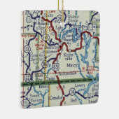 Branson MO  map Keramisch Ornament (Rechts)