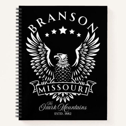 Branson Ozark Mountains Missouri Eagle Notitieboek (Voorkant)