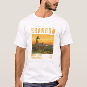 Branson's magie op het platteland in elke lijn t-shirt