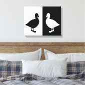brant canvas afdruk (Insitu (Slaapkamer))