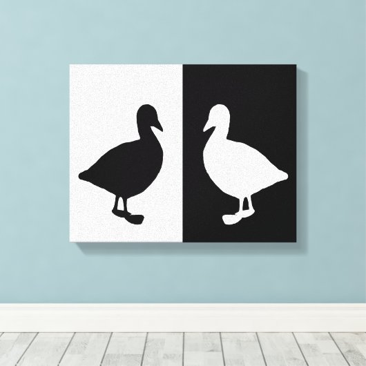 brant canvas afdruk (Insitu (Houten vloer))