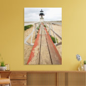 Brant Point Lighthouse Canvas Afdruk (Insitu (Woonkamer))