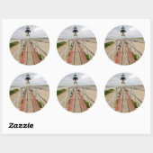 Brant Point Lighthouse Ronde Sticker (Vel)
