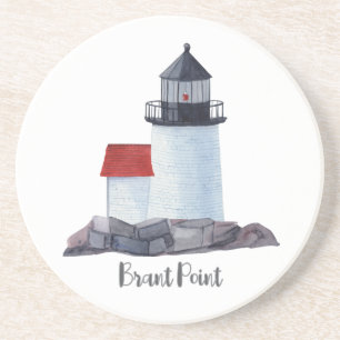 Brant Point Lighthouse Sandstone Onderzetter