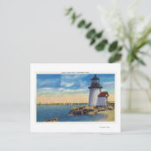 Brant Point Lighthouse Scene Briefkaart (Staand voorkant)