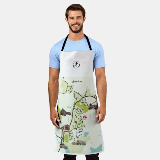 Brantham Map Schort (Gedragen)