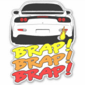 Brap autocollant rotatif (Devant)