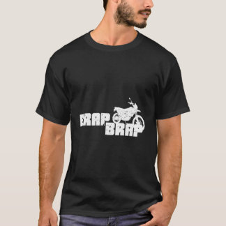 Brap Brap Grappig Dirtbike Motorcycle Racing Long T-shirt
