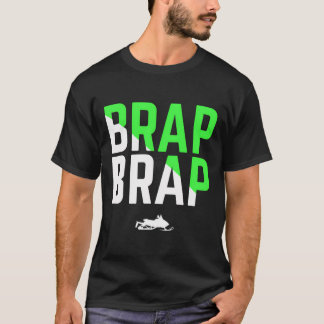 Brap Sneeuwscooter Hooded Green Edition T-shirt