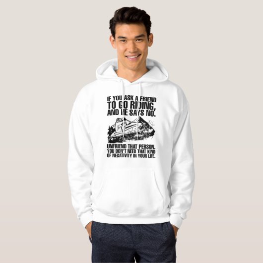 Brappp Life Riding Snowmobile Friend Hoodie (Voorkant volledig)