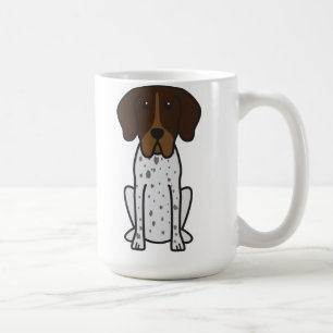 Braque Francais Dog Cartoon Koffiemok