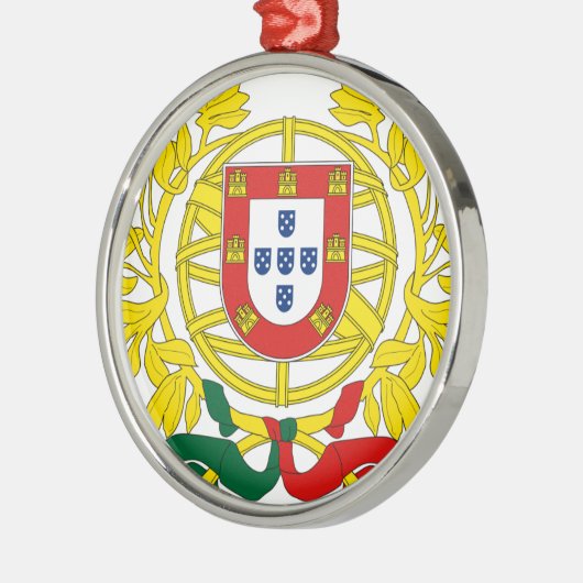 Brasão de Armas (wapenschild) de Portugal Metalen Ornament (Links)