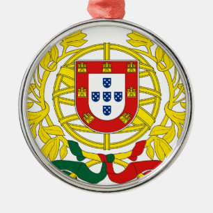 Brasão de Armas (wapenschild) de Portugal Metalen Ornament