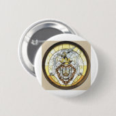 Brasão do Carmelo Ronde Button 5,7 Cm (Voorkant /achterkant)