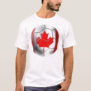 Brasil 2014 Canadese voetbalbal T-shirt
