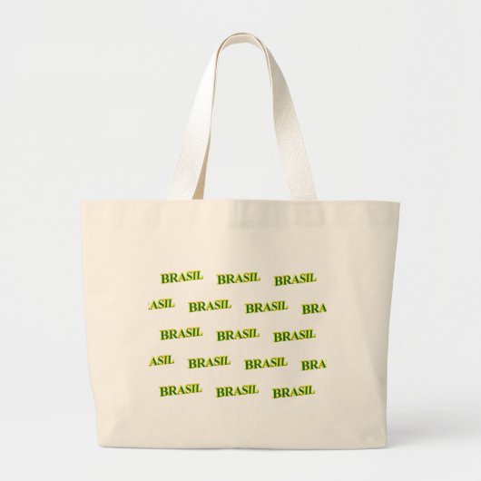 Brasil 3D Grote Tote Bag (Voorkant)
