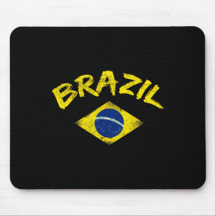 Brasil Braziliaans nationaal vlag voetbalshirt voe Muismat