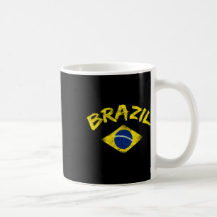 Brasil Braziliaanse Nationale Vlag Voetbalshirt Vo Koffiemok